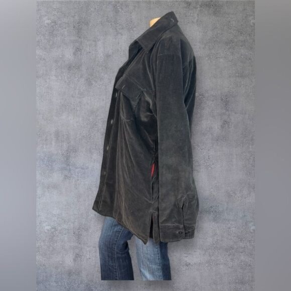 VINTAGE 70s Woodland Corduroy Shirt Jacket - Picture 3 of 6